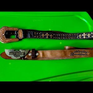 Brown beautiful belts
